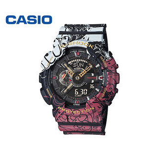 CASIO 卡西欧 G-SHOCK×ONEPIECE 男士石英表 GA-110JOP-1A4