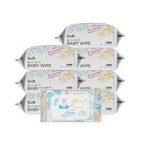 88VIP：kub 可优比 婴儿手口专用湿巾 80抽*8包