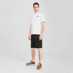 THE NORTH FACE 北面 TheNorthFace北面短袖T恤2021春夏情侣款户外舒适印花休闲T恤上新5AX5/FN4 白色 XL