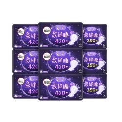 kotex 高洁丝 放肆睡卫生巾组合（28cm*24片+42cm*24片）