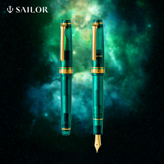 SAILOR 写乐 11-8649 花环星云限定系列 平顶14K钢笔