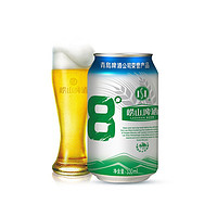 崂山啤酒 清爽 8度 黄啤 330ml*24听