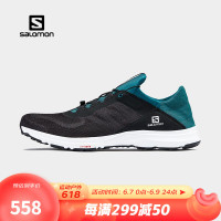salomon 萨洛蒙 男款 户外运动轻便舒适网布透气排水浅滩涉水溯溪鞋 AMPHIB BOLD 2 黑色 413040 UK8 (42)