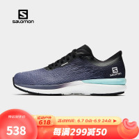salomon 萨洛蒙 女款 运动户外休闲缓震回弹城市跑步鞋 SONIC 4 ACCELERATE 灰色 413034 UK5(38)