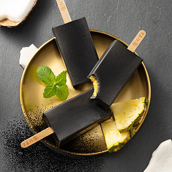 plus会员东北大板黑凤梨黄菠萝雪糕72g6支