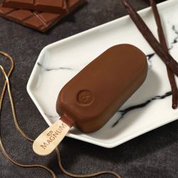MAGNUM 梦龙 和路雪 梦龙 香草口味 冰淇淋家庭装 256g