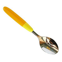 Rikang 日康 不锈钢学食匙 不锈钢勺子 专为宝宝设计 方便抓握 RK-3807