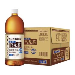 SUNTORY 三得利 乌龙茶 无糖茶饮料 1.25L*6瓶