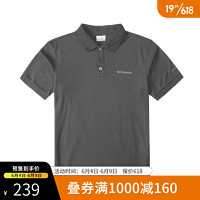 Columbia 哥伦比亚 户外22春夏新品男子速干短袖T恤吸湿清爽透气休闲运动POLO衫AE3119 011 M/175/96A