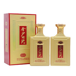 JINSHA 金沙 贵州摘要酱香酒金沙回沙1985纪年酒 500mL*2送礼 酱香型白酒53度