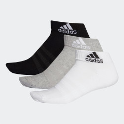 adidas 阿迪达斯 春季新款 舒适透气 男女款中筒运动袜 三双装