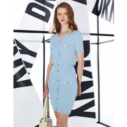 donna karan 唐纳·卡兰 唐可娜儿小香风弹力包臀女式半裙