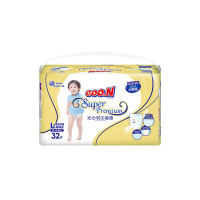 GOO.N 大王 光羽系列 婴儿拉拉裤 L32片