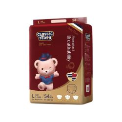 CLASSIC TEDDY 精典泰迪 金芯呵护系列 一体式拉拉裤 L54片