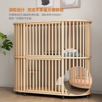 lezizi 乐吱吱 实木猫笼子家用室内猫别墅猫柜子超大自由空间猫舍猫屋房子
