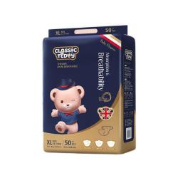 CLASSIC TEDDY 精典泰迪 金芯呵护系列 婴儿纸尿裤 XL50片