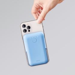 idmix 大麦创新 磁吸无线充电宝5000mah 白色