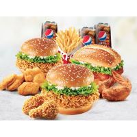 KFC 肯德基 电子券码肯德基 Y54 夏日超值欢聚餐（3人）兑换券