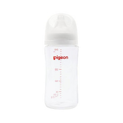 Pigeon 贝亲 婴儿第三代玻璃奶瓶 240ml L号奶嘴
