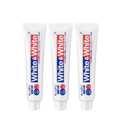 LION 狮王 White&white去渍美白牙膏150g*3