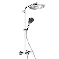 hansgrohe 汉斯格雅 26175007 恒温花洒套装 280空气注入大顶喷