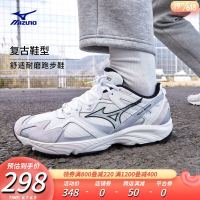 Mizuno 美津浓 男女22春夏新款运动耐磨复古透气跑步鞋轻羽鞋LG 90S 03/白/黑(新) 38