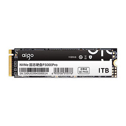 aigo 爱国者 P3000Pro SSD固态硬盘 1TB M.2接口（NVMe协议）