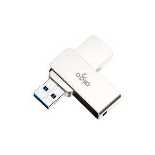 aigo 爱国者 U330 USB 3.0 旋转U盘 银色 128GB
