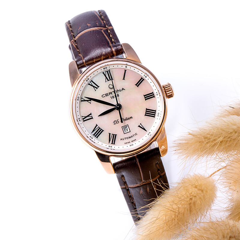 certina 雪铁纳 ds podium系列 女士自动机械表 c001.007.36.113.00