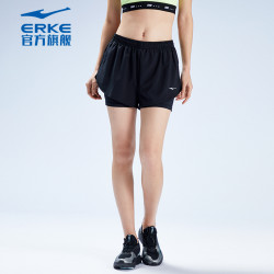 ERKE 鸿星尔克 52222154097 健身运动速干透气短裤