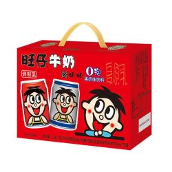 Want Want 旺旺 旺仔O泡组合装245ml*8罐（儿童牛奶*5+O泡果奶*3）