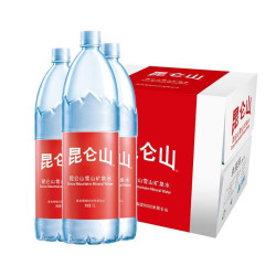 昆仑山 饮用天然弱碱性矿泉水 1.5L*12瓶 整箱装