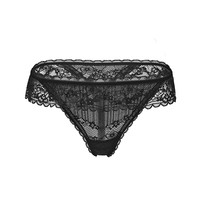 HSIA 遐 Lolita系列 女士蕾丝丁字裤 PT0286 黑色 M