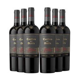 Casillero del Diablo 红魔鬼 干露酒庄 红魔鬼 魔尊葡萄酒 750ml*6支装