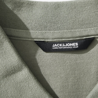 JACK&JONES 杰克琼斯 男士短袖POLO衫 222106019 浅橄榄绿 XL