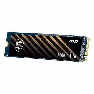 MSI 微星 黑竞M390 500g 1t ssd 台式机笔记本电脑固态硬盘M.2 nvme M390 1TB NVMe