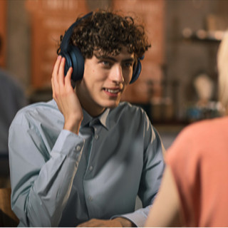SoundCore 声阔 Life Q35 耳罩式头戴式主动降噪蓝牙耳机 蓝色