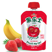 Fruit Me Up 果乐士 果泥 3段 苹果草莓香蕉味 90*9袋