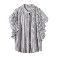 dme 德玛纳 女士雪纺衫 5352D1220211A 本白 S