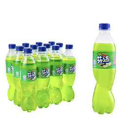 Fanta 芬达 可口可乐（Coca-Cola）芬达 Fanta 苹果味汽水 碳酸饮料500/600ml*12瓶 整箱装