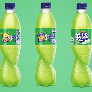 Fanta 芬达 汽水 苹果味 500ml*12瓶