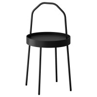 IKEA 宜家 BURVIK 伯恩维克 现代简约茶几 黑色