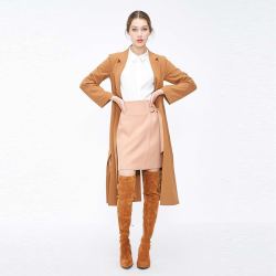 VERO MODA 女士H型长款风衣 319121513F10