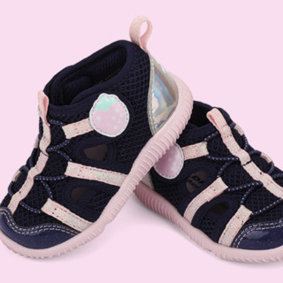 DR.KONG 江博士 B13211W056 婴儿学步鞋 1段 蓝/粉红 19码
