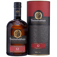 Bunnahabhain 12年 单一麦芽 苏格兰威士忌 46.3%vol 700ml