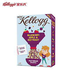 Kellogg's 家乐氏 Kellogg’s）进口食品谷维滋果汁早餐谷物(蓝莓味)300g 冲饮即食麦片谷物