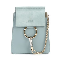 chloé蔻依chole蔻依faye系列女士迷你圆环扣链条斜挎包单肩包
