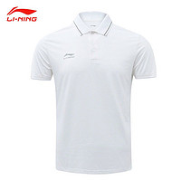 LI-NING 李宁 POLO衫男女同款2022年夏季新款吸汗透气T恤上衣短袖