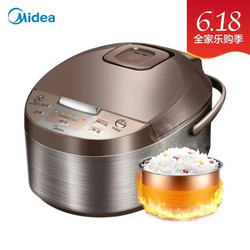 Midea 美的 电饭煲 智能预约4L家用电饭锅 一键柴火饭 健康不粘锅 WFD4016