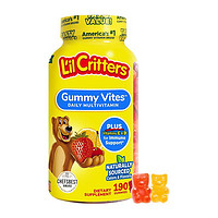 88VIP：L'il Critters lilcritters小熊糖儿童复合维生素vd补锌软糖 70粒